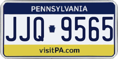 PA license plate JJQ9565