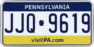 PA license plate JJQ9619