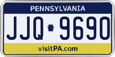 PA license plate JJQ9690