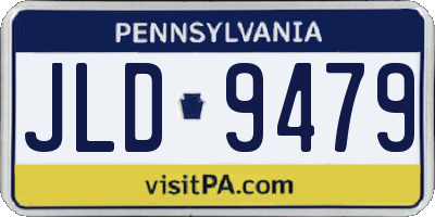 PA license plate JLD9479