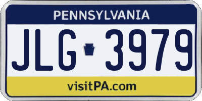 PA license plate JLG3979