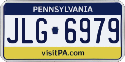 PA license plate JLG6979