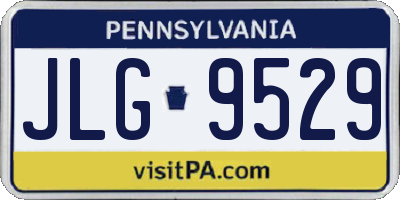 PA license plate JLG9529