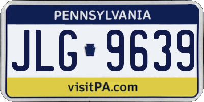PA license plate JLG9639