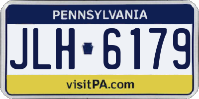 PA license plate JLH6179