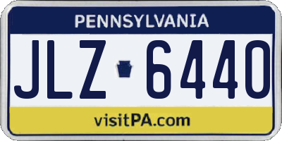 PA license plate JLZ6440