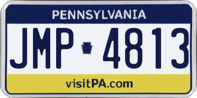 PA license plate JMP4813