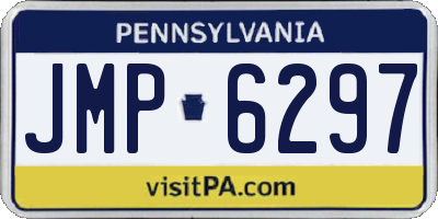 PA license plate JMP6297