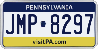 PA license plate JMP8297