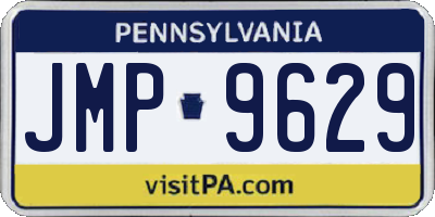 PA license plate JMP9629