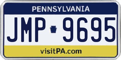 PA license plate JMP9695