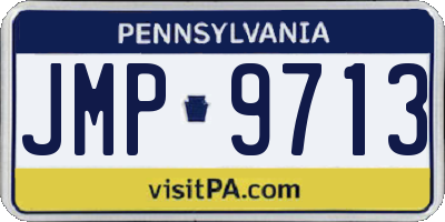 PA license plate JMP9713