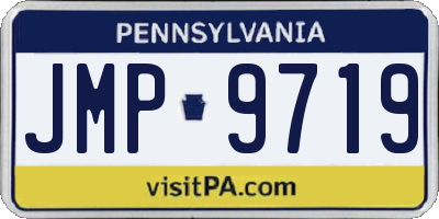 PA license plate JMP9719