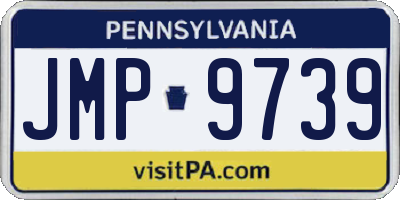 PA license plate JMP9739