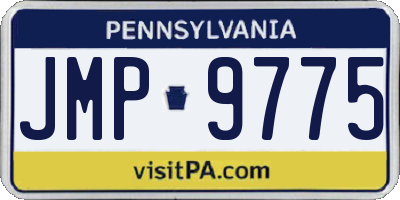 PA license plate JMP9775