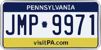 PA license plate JMP9971