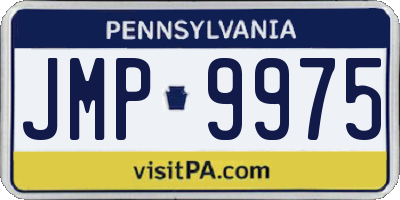 PA license plate JMP9975