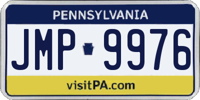 PA license plate JMP9976