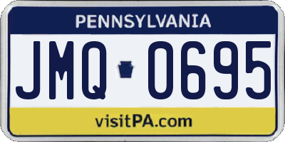 PA license plate JMQ0695