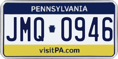 PA license plate JMQ0946