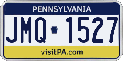 PA license plate JMQ1527