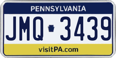 PA license plate JMQ3439
