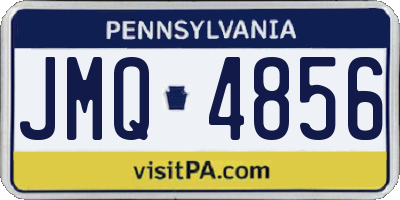 PA license plate JMQ4856