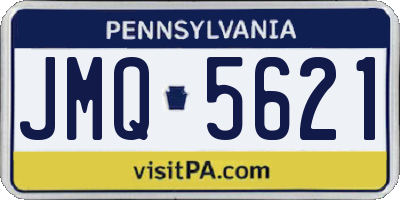 PA license plate JMQ5621