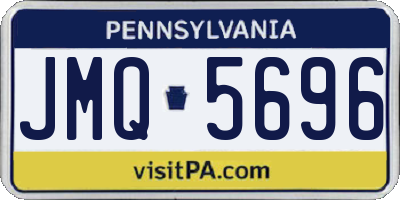 PA license plate JMQ5696