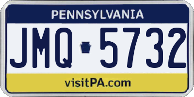 PA license plate JMQ5732