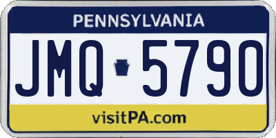 PA license plate JMQ5790