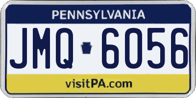 PA license plate JMQ6056