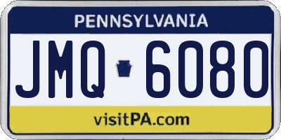 PA license plate JMQ6080