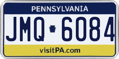 PA license plate JMQ6084