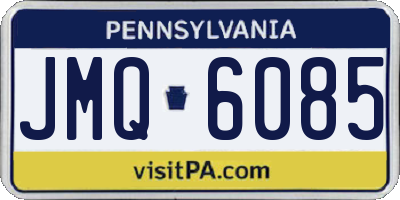 PA license plate JMQ6085