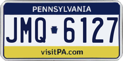 PA license plate JMQ6127