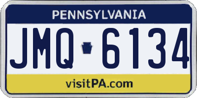 PA license plate JMQ6134