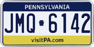 PA license plate JMQ6142