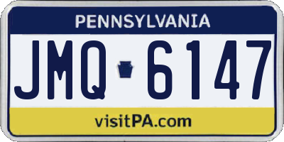 PA license plate JMQ6147