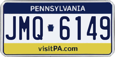 PA license plate JMQ6149