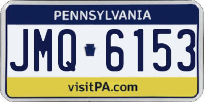 PA license plate JMQ6153