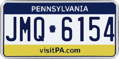 PA license plate JMQ6154