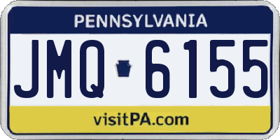 PA license plate JMQ6155