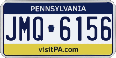 PA license plate JMQ6156