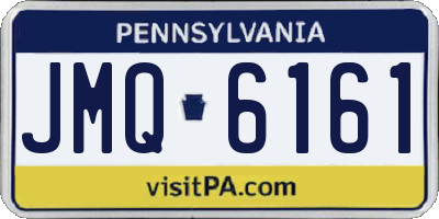PA license plate JMQ6161