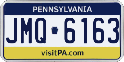 PA license plate JMQ6163