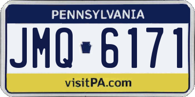 PA license plate JMQ6171