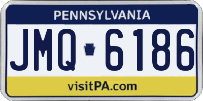 PA license plate JMQ6186
