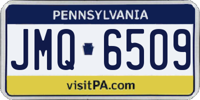 PA license plate JMQ6509