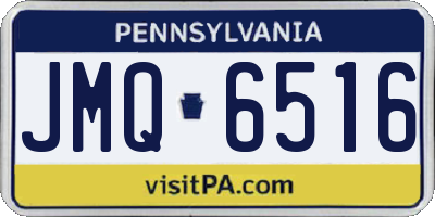 PA license plate JMQ6516